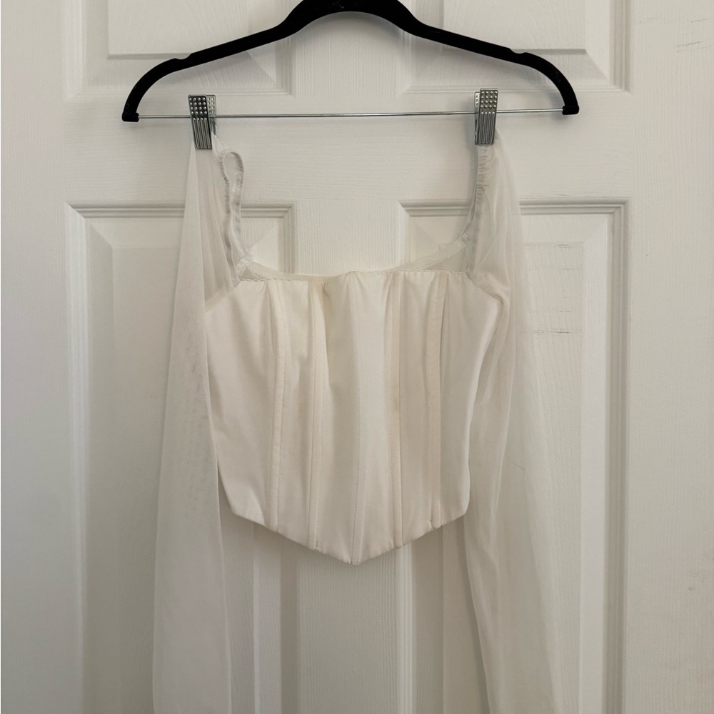 Elegant White Women's Top